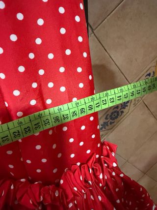 Traje Flamenca Rojo Lunares