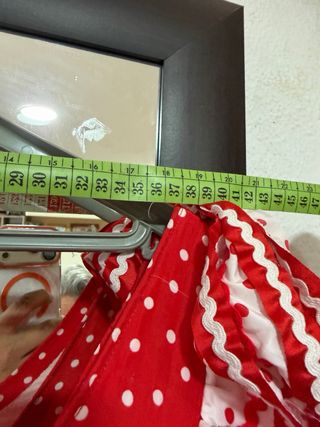 Traje Flamenca Rojo Lunares