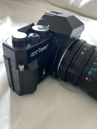 Cámara Cosina CT1 Super + Objetivo Macro 70mm
