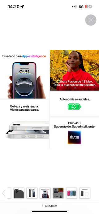 iPhone 16 E negro Nuevo