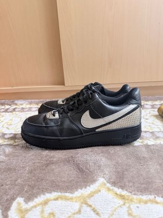 Nike Air Force 1 Talla 45 Negro/Plata
