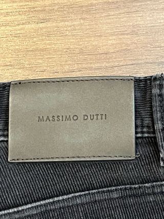 Pantalón pana Massimo Dutti gris