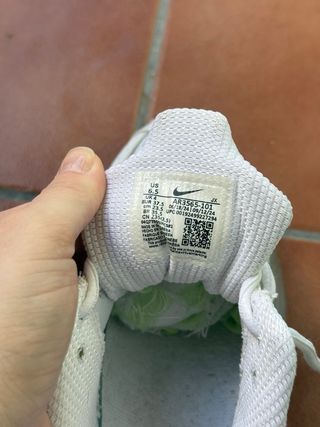 Nike Shox R4 Blanco Plata Zapatillas