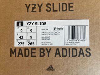 Sandalias Adidas YZY Slide Negras