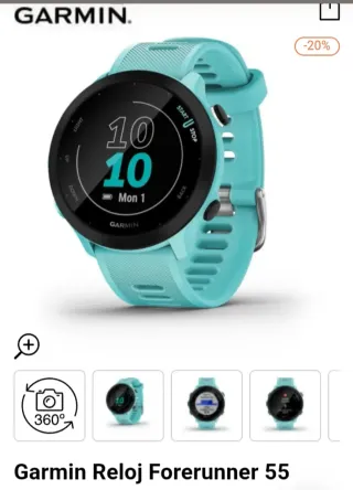 Reloj Garmin Forerunner 55 Teal