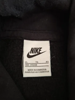 Sudadera Nike niño negra talla xl