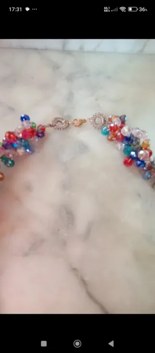 Bellissima collana corta, idea regalo con scatola