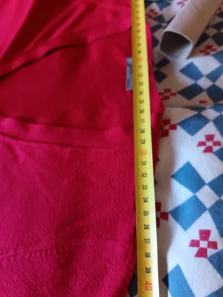 Jersey rojo, 75cm largo