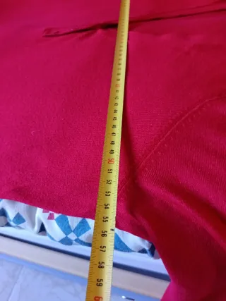 Jersey rojo, 75cm largo