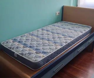 Cama nido doble con colchones 90x190cm