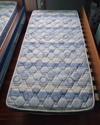 Cama nido doble con colchones 90x190cm