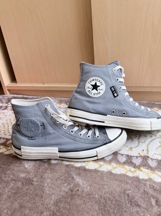 Converse grises altas