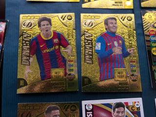 Lote cromos Adrenalyn Messi, Suárez, Neymar
