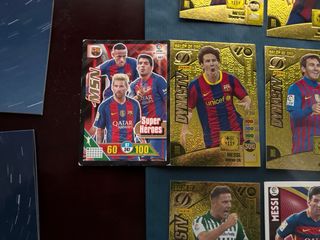 Lote cromos Adrenalyn Messi, Suárez, Neymar
