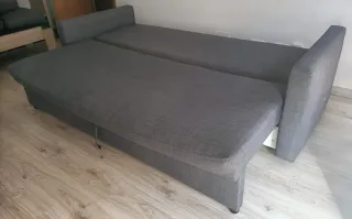 Divano letto Friheten grigio