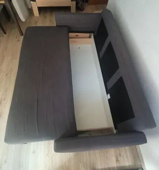 Divano letto Friheten grigio