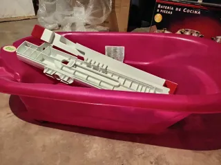 Bañera para bebé rosa