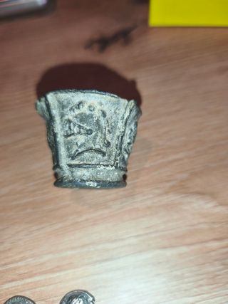 Lote monedas antiguas y anillo