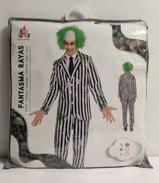 Disfraz Fantasma Presidiario Hombre - TALLA S-M-L