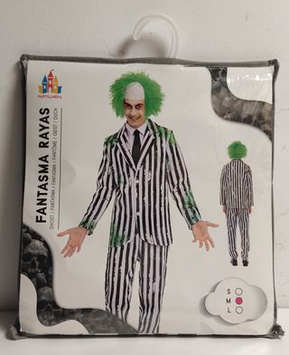 Disfraz Fantasma Presidiario Hombre - TALLA S-M-L