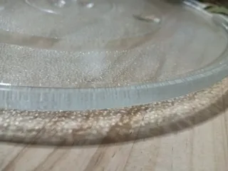 Plato Microondas Cristal Grueso Bosch.