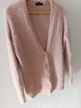 Cárdigan rosa