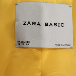 Chaqueta Zara Amarilla Talla XS
