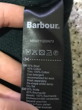 Maglione di lana Barbour aglia S uomo