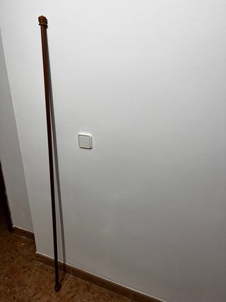 Barras de cortina de madera