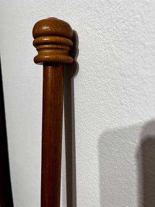 Barras de cortina de madera