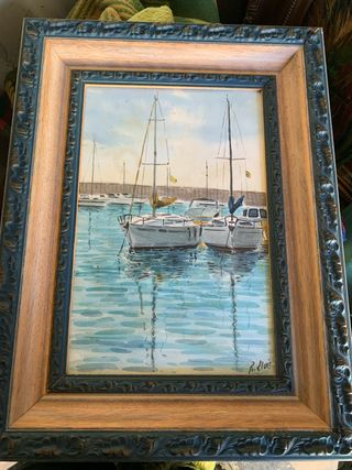 Cuadros y oleos del pintor ya fallecido