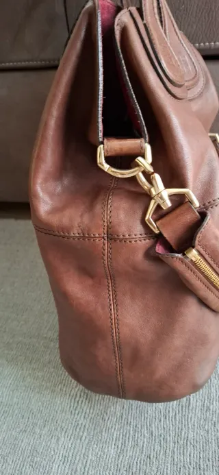 Borsa Givenchy Nightingale Marrone Pelle