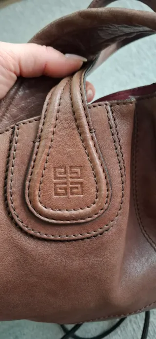 Borsa Givenchy Nightingale Marrone Pelle