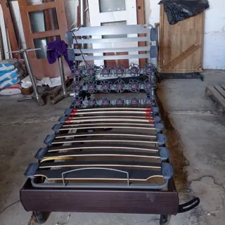 Base de cama articulada somier láminas