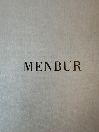 Bolso de fiesta Menbur marrón y dorado