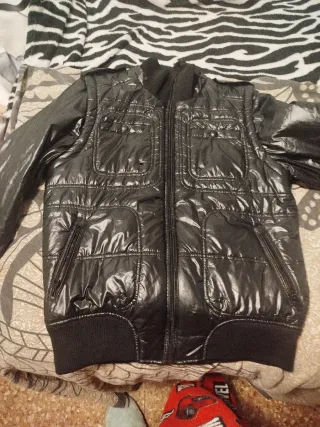 Chaqueta niña negra