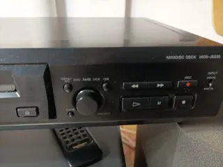 Minidisc Sony MDS-JE330 Negro