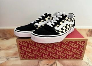 Zapatillas Vans Old Skool Checkerboard Negras