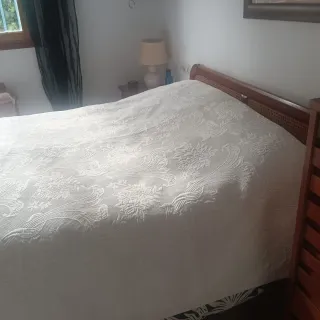 Colcha Matrimonio Blanca.