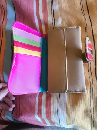 Cartera monedero diseño ciudades Londres NY