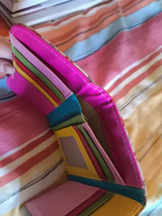 Cartera monedero diseño ciudades Londres NY