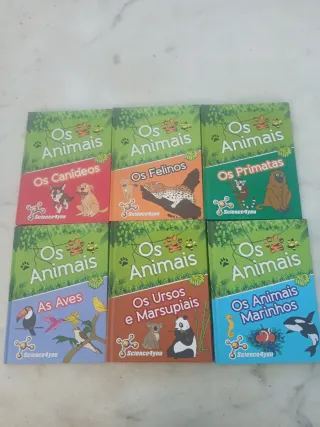 Coleção de livros "Os animais" da Science4you