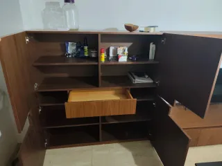 Conjunto Mueble Comedor 4 Piezas Madera