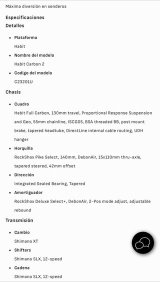 Cannondale Habit 2 Carbono Enduro/Trail