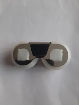 Juego cubeta limpieza pinceles inox