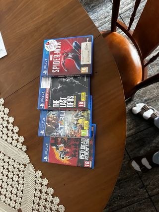 PS4 Juegos: Spider-Man, Red Dead, Last of Us