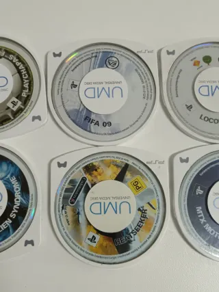 Lote 6 Juegos PSP UMD