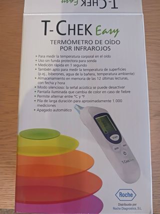 Termómetro bebes Oído T-Chek Easy Roche