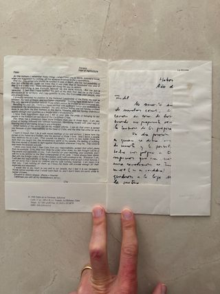 Carta del Che a Fidel