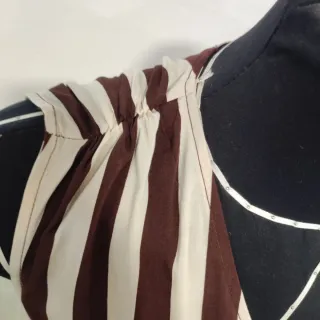 Vestido largo Mango Talla L rayas